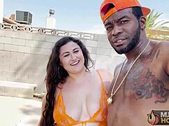 Busty brunette Josie Jaxxon craves sucking Rome Majors' big cock before banging