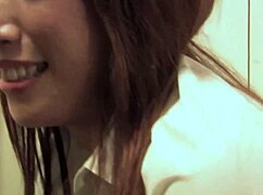 aya sakuraba spreads hairy pussy for two throbbing cocks creampie fill