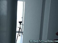 so this babysitter sneaks in pov and hops on the cock ridin hard till cumshot explodes everywhere