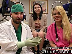 Bent Over Mina Moons Back Blasted Cum Doggystyle Nurse POV
