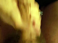 Lady Delivers Steamy Glass Wank Tease for Eager Viewer