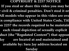 sara jay rams glass dildo deep jacuzzi shower cum blast