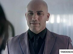 Think you could dominate this bent-over teen like that bold older guy pounding her brunette pussy hardcore?