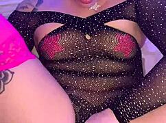 Ivy Lebelle bends over in lingerie for creampie doggystyle pounding