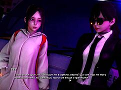 playing my bully lover game, watch her suck monster cock rough part 10