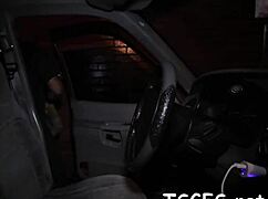 Tranny Bombshell Licks Ass Before First-Time Anal Pounding POV