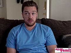 i fuck stepdad rough then stepbro for double creampie loads