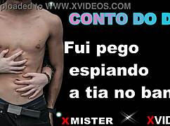 fui pego espiando tia gostosa no banho erótico