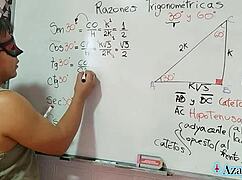teacher pounds asian nerd student in trigonometry sex lesson