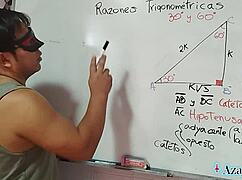 teacher pounds asian nerd student in trigonometry sex lesson