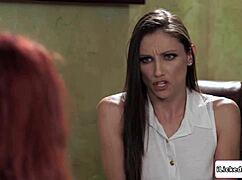 Brunette Milf Licks Client's Pussy In Therapy Face-Sitting Session