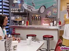 serene siren kisses alexis tae passionately on the dance floor craving more interracial heat