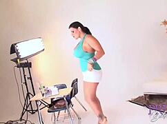 Yo curvy Angelina Castro takes mocha hunk's raw monster pounding 🔥