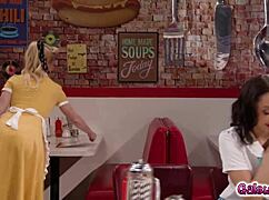 serene siren kisses alexis tae passionately on the dance floor craving more interracial heat