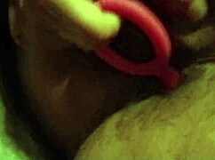 Chubby amateur plugs fat ass with toys for solo orgasm and cum play