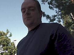 phyllisha anne spots a guy in the parking lot lures him back for a hot milf creampie session