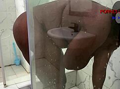 chubby ebony wife screams as hubby's bro rams her wet pussy