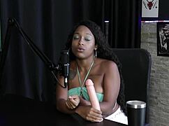 Vicky Menage sheer red strip tease reveal