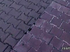 czech teen stripped teased then pov anal fucked hard in hypermarket