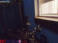 aroused watching neighbor shower wet body