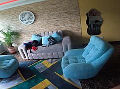 Stepsis sneaks in room for condo dance tease in new apartment