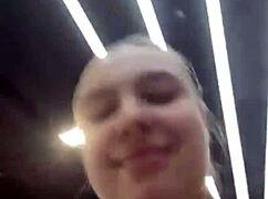 public creampie leads to squirting pussy fingering thrills