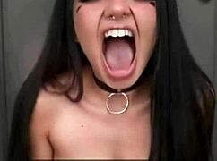 NYXX THE NYMPHO AI SLUT NAKED IN LOCKER ROOM FUCKED HARD BY MONSTER COCK.