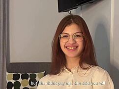 Hot Brunette Student Blows And Rides In Homemade Doggystyle Cowgirl Cum