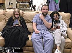 Jasmine roses thigh blasted with hot cum after deepthroat choke doggystyle domination