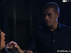 Two Bros Secretly Pound Bound Cheating Girlfriend Hardcore