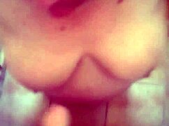 Humiliated fat wife toilet ass tease cum face craving