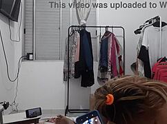 Older Latina Milf Babe Masturbates Her Natural Tits and Ass on Camera