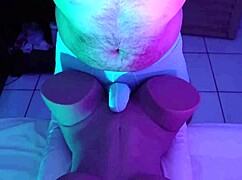 Hot sex doll fucked through underwear rough cum POV