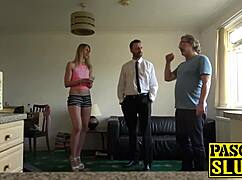 hey jentina your long legs spread wide as big cock destroys that shaved wet pussy