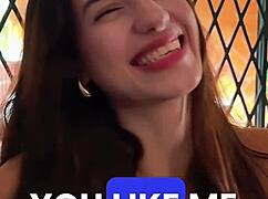 Petite Latina Sucks Balls Deepthroats Rimjobs Big Tits!