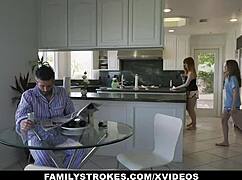 hot stepdaughters hannah grace and madi collins lick and fuck old daddy for new car... anything goes!