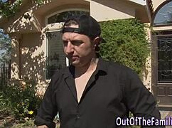 real amateur milf takes massive cumshot after hardcore anal pounding