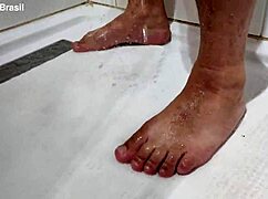 Brazillian Pornstar's Huge Cock Explodes Cum Everywhere!