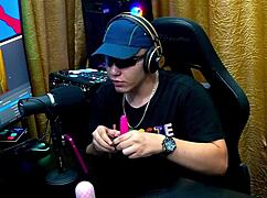 ruan slips vibrator on andressa sanchez's perky milf tits she moans hard in podcast