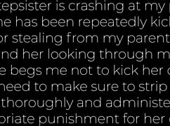 Step-sis steals after crash, pays with creampie pounding!