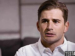 mature stud pounds milf secretary doggystyle as stepson watches the sharing action