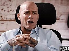 mature stud pounds milf secretary doggystyle as stepson watches the sharing action