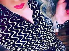 Cute Tranny Veronica Vegas Toys Her Ass with Dildo Solo