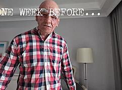 Hey girl, smell this old man's stinky asshole while he shoves it on your face