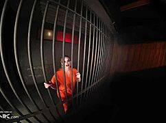 vr conk's harley quinn rides huge joker cock in prison cosplay