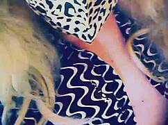 Cute Tranny Veronica Vegas Toys Her Ass with Dildo Solo