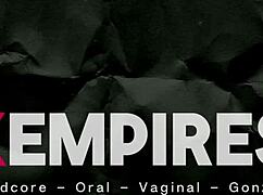 Petite blonde pornstar Harlow West takes hardcore anal pounding from behind