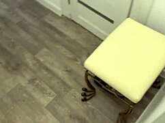 housekeeper swaps cash for daily cock polishing in bedroom