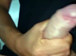 Squirting Solo Babe Moans Hard Cock Fast Handjob Finger Ass Cumshot