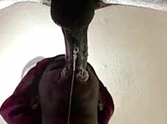 wanna see this babe gag on huge cock for sloppy deepthroat cum facial closeup?